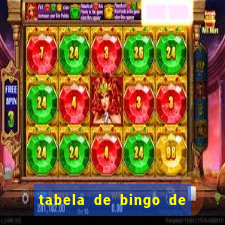 tabela de bingo de 1 a 100